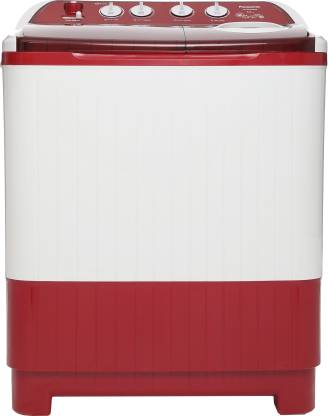 Panasonic 8.5 kg Semi Automatic Top Load Washing Machine Red, White