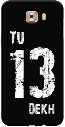 Mobiera Back Cover for SAMSUNG C9 PRO Designer Back Cover 'TERA DEKH QUOTE' Design Printed Back Cover