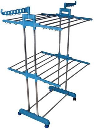 Sundry Steel Floor Cloth Dryer Stand RFYHTHTMN