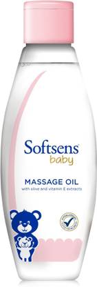 Softsens Soothing Baby Massage Oil with Olive Oil and Vitamin E