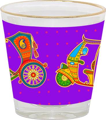 Vyu Polka Dot Design Glass Shot Glass