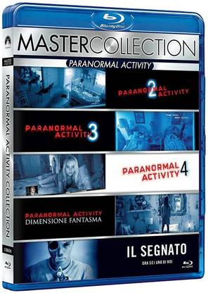 Paranormal Activity - Master Collection Blu-ray Paranormal Activity 2 / Paranormal Activity 3 / Paranormal Activity 4 / Paranormal Activity: The Marked Ones / Paranormal Activity: The Ghost Dimention