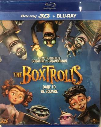 The Boxtrolls 3D Blu-ray (region free)