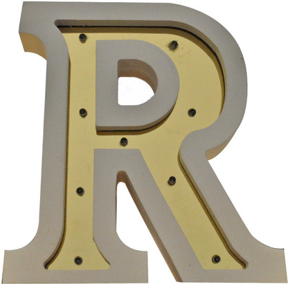 8 erthome 26 English Alphabet Lights LED Light Up White Plastic Letters Standing Hanging A-Z Home Decor Wall Light