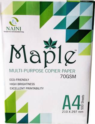 KG Mapel Multi-Purpose Paper A4 500 Sheets Unruled 21*29.7 70 A4 paper