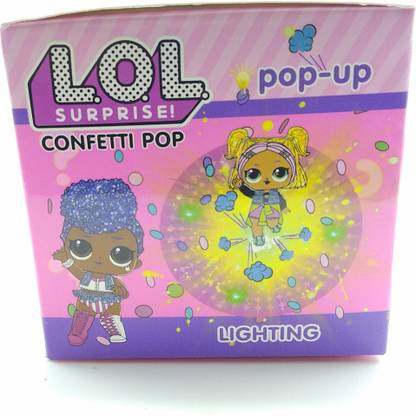 AncientKart L.O.L. Surprise! LIL Sisters New Series 3 Limited Edition Confetti Pop Up Egg with Lighting Dolls Figures