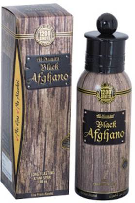 Al Nuaim Black Afgano Attar Spray 1200 shot Floral Attar