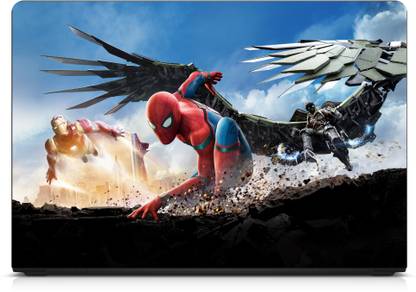 Ramiya 4k wallpaper spiderman Laptop Skin (3M/Avery Vinyl, Matte Laminated, 14 x 9 inches) Vinyl Laptop Decal 14