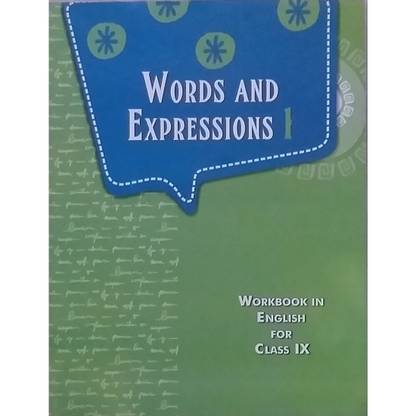 Class-9 NCERT Words & Expression (Eng. Workbook) Book