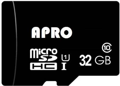 Apro MICROSD32GB Ultra Xdisk 32 GB MicroSDHC Class 10 20 MB/s  Memory Card Compatible with Gaming Console, Computer, Camera, Mobile, Tablet
