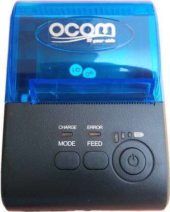 OCOM Portable Mini Wireless USB/Bluetooth 4.0 Printer Compatible with ESC / POS Print Commands with Cash Drawer Interface for Android & iOS By copious Infotech Thermal Receipt Printer