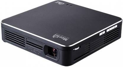 MERLIN Wifi projector, Mobile portable projector,HDMI display, LED projector, 100 lm DLP Cordless Portable Projector