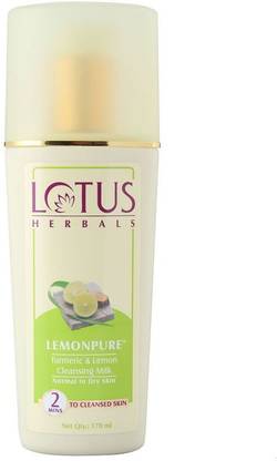 LOTUS Herbals Lemonpure Turmeric Lemon Cleansing Milk 170ml Face Wash