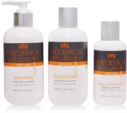 Generic The Regimen Frederick Benjamin Hair Care Kit For Dry Itchy Scalp Includes Shampoo Conditioner And Daily Hydrator All Natural Ingredients