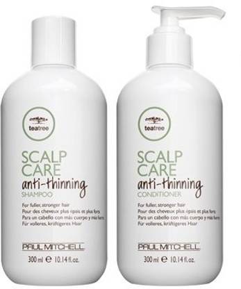 Paul Mitchell Tea Tree Scalp Care Anti Thinning Shampoo Stimulate And Conditioner Strenghten Set 10.14 Oz Each