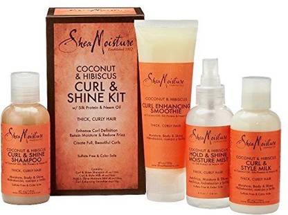 Shea Moisture 1 Count Coconut & Hibiscus Curl & Shine Kit