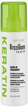 one 'n only Brazilian Tech Keratin Treatmentleave-In 8 Ounce 235Ml 2 Pack
