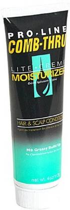 PROLINE Comb-Thru Lite-Cr?Me Moisturizer & Scalp Conditioner For Men 4-Ounce Tubes Pack Of 6