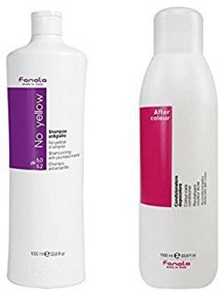 Generic Fanola No Yellow Shampoo & After Color Conditioner Set 1000Ml