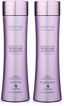Alterna Caviar Anti-Aging Bodybuilding Volume Shampoo And Conditioner Set 8.5-Ounce