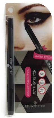 Hilary Rhoda 12 Hours Stay Long Lasting Waterproof Kill Black Kajal Perfect Pint Plus Eye Pencil 1.2 g