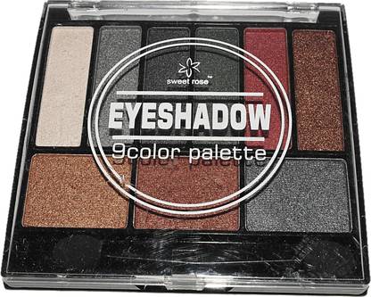 Sweet Rose Eyeshadow 9 Color Palette 10 g