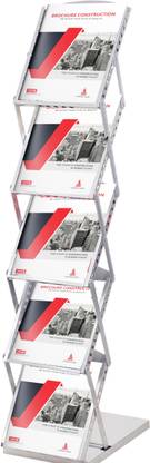 PathosIndia Magazine stand brochure holder magazine rack Floor Standing Magazine Holder