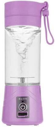 BINCY Portable and Rechargeable Battery Juice Blender 01 Purple Mixer Juicer Jar