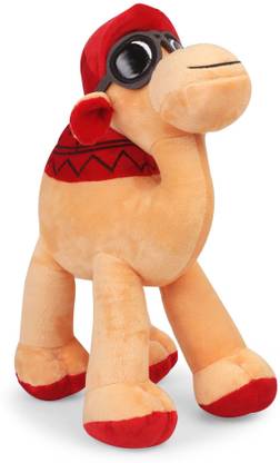 My Baby Excels Camel With Red Cap and Glasses Plush  - 30 cm