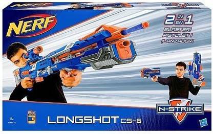 Generic Hasbro Nerf N-Strike Elite Longshot Cs-6 Blue
