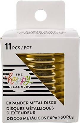 Create 365 Rind-01 Happy Planner Metal Expander Discs, Gold