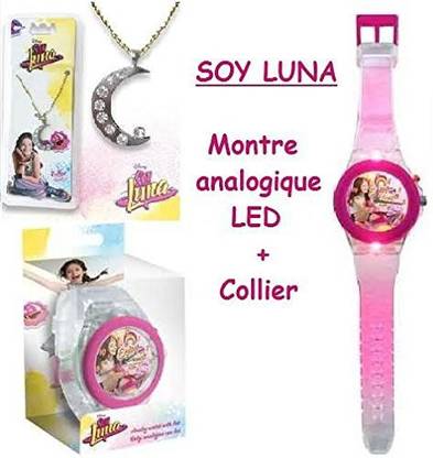 Generic aucun e Soy Luna Analog Led Watch + Gift Necklace