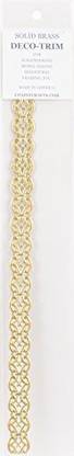 Generic Frank Morrow Company U-Paint Vintage Brass Deco-Trim-Byzantine Scroll 5/8"