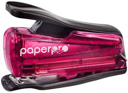 PaperPro Injoy 12 Reduced Effort Nano Mini Stapler, 12 Sheets, Pink (1813)