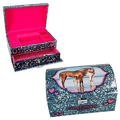 Depesche Horses Dreams Jewellery Box, Blue