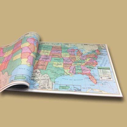 Universal Map U.S. Study Map Pad