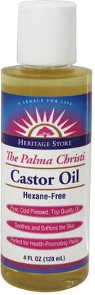 Heritage The Palma Christi Castor Oil Hexane-Free 4 Fl. Oz.