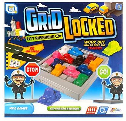 The Works Grafix Gridlock Game Party & Fun Board Game