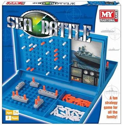 Kandy Toys Sea Battle 'Battleships' Game By M. Y Strategy & War Board Game