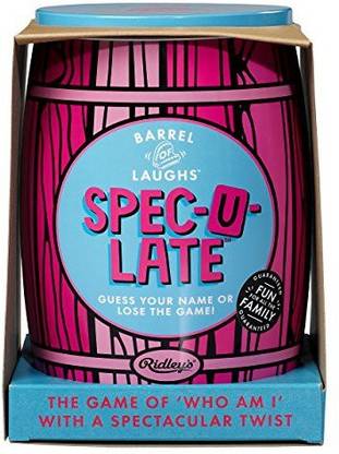 Wild and Wolf Ridley'S Games Barrel Of Laughs Spec-U-Late Game Party & Fun Board Game