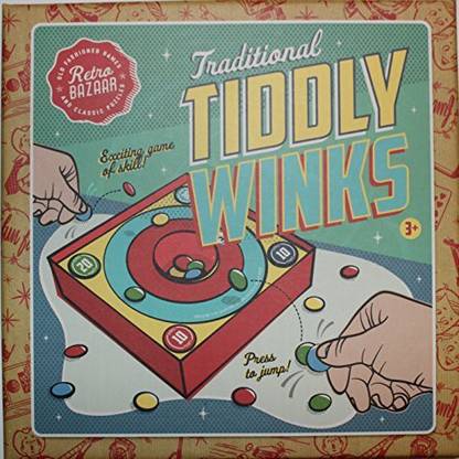 Generic B4H Traditional Tiddlywinks Tiddly Winks Family Game Party & Fun Board Game