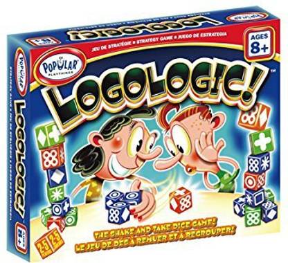 Generic Popular Playthings "Logologic" Dice Game (Multi-Colour) Party & Fun Board Game