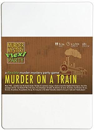 Generic D'Avekki Studios Ltd Murder Mystery Flexi Party On A Train 6-14 Player Flexi-Party Dinner Game Party & Fun Board Game