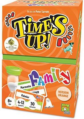 Asmodee Jeux De Societe Time' S Up Family 2�Orange, Tuf2�N Party & Fun Board Game