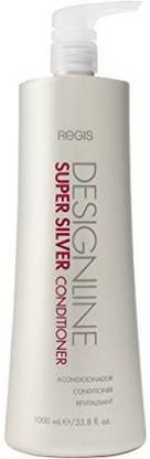 DESIGNLINE Regis Super Silver Conditioner 33.8 Oz - Strengthens Detangles And Improves Elasticity. Restores Moisture To Boost Color Brilliance