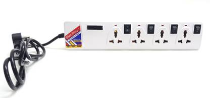 Star Deep Multiplexer electrical socket power strip with LED Light indicator. 6 A Three Pin Socket