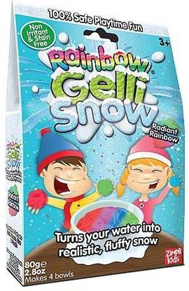 Zimplikids gelli snow 80g rainbow Gag Toy Gag Toy