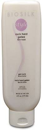 BioSilk Rock Hard Hair Styling Gelee 6 Oz Hair Gel