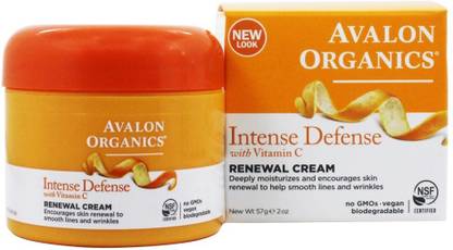 AVALON ORGANICS Intense Defense With Vitamin C Renewal Cream 2 Oz.