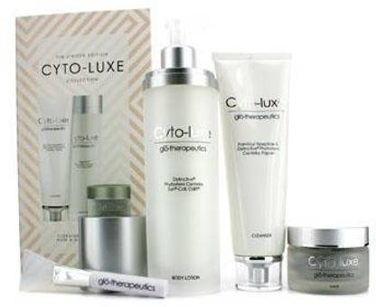 Glo Therapeutics Cyto-Luxe Collection (Limited Edition): Body Lotion + Cleanser + Mask + Mask Applicator 4Pcs